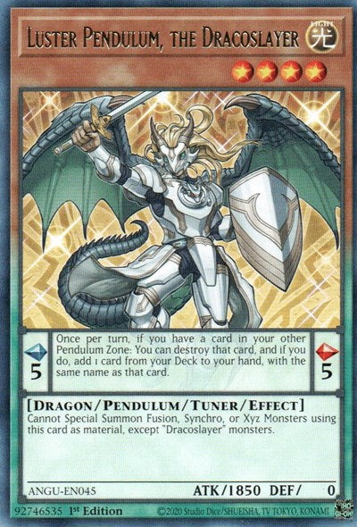 Luster Pendulum, the Dracoslayer (Rare) [ANGU-EN045] Rare | Golgari Games