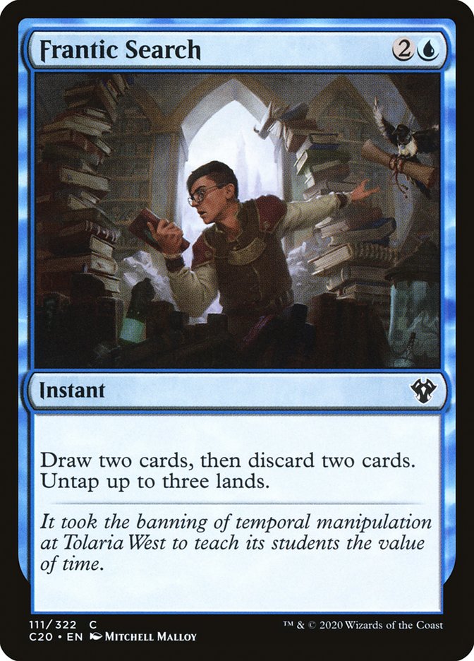 Frantic Search [Commander 2020] | Local Legends