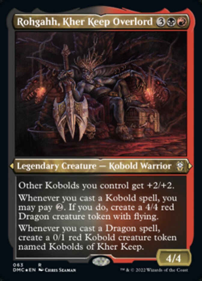 Rohgahh, Kher Keep Overlord (Foil Etched) [Dominaria United Commander] | Golgari Games