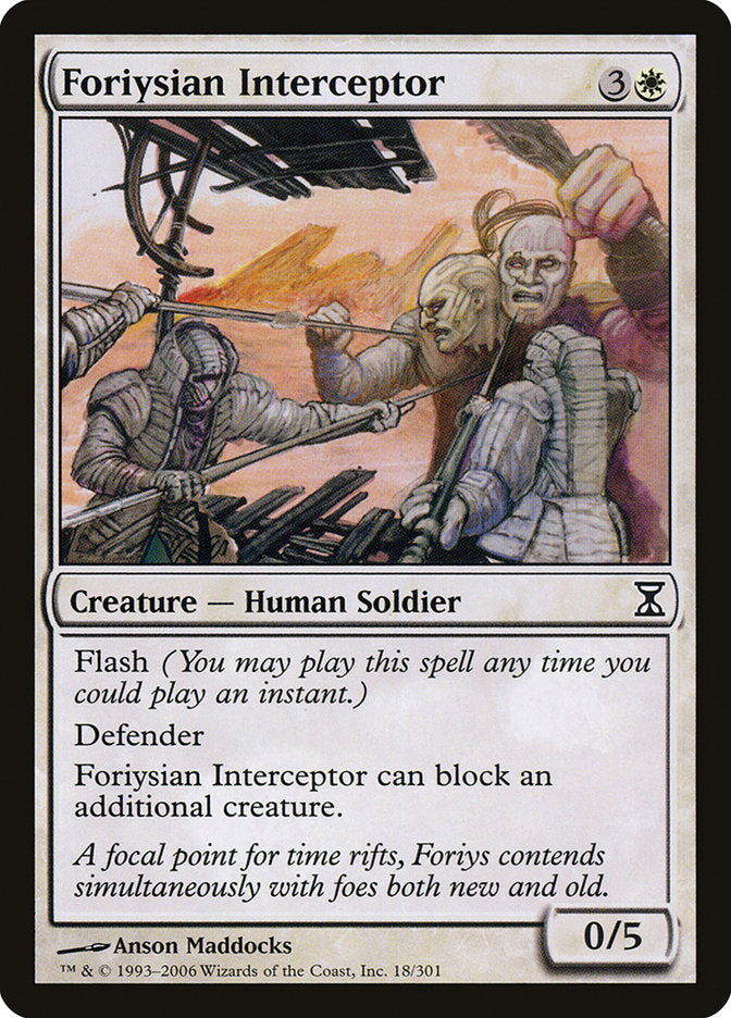 Foriysian Interceptor [Time Spiral] | Local Legends