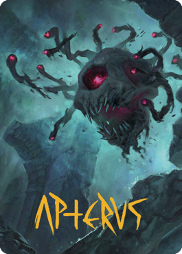 Ghastly Death Tyrant Art Card (Gold-Stamped Signature) [Commander Legends: Battle for Baldur's Gate Art Series] | Local Legends