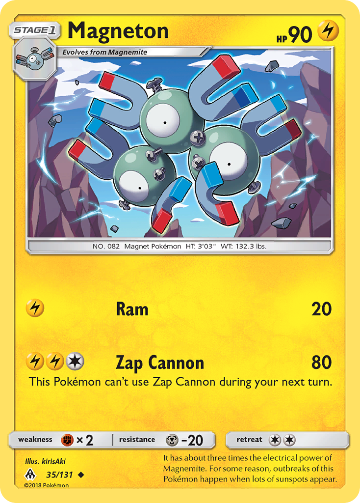 Magneton (35/131) [Sun & Moon: Forbidden Light] | Local Legends