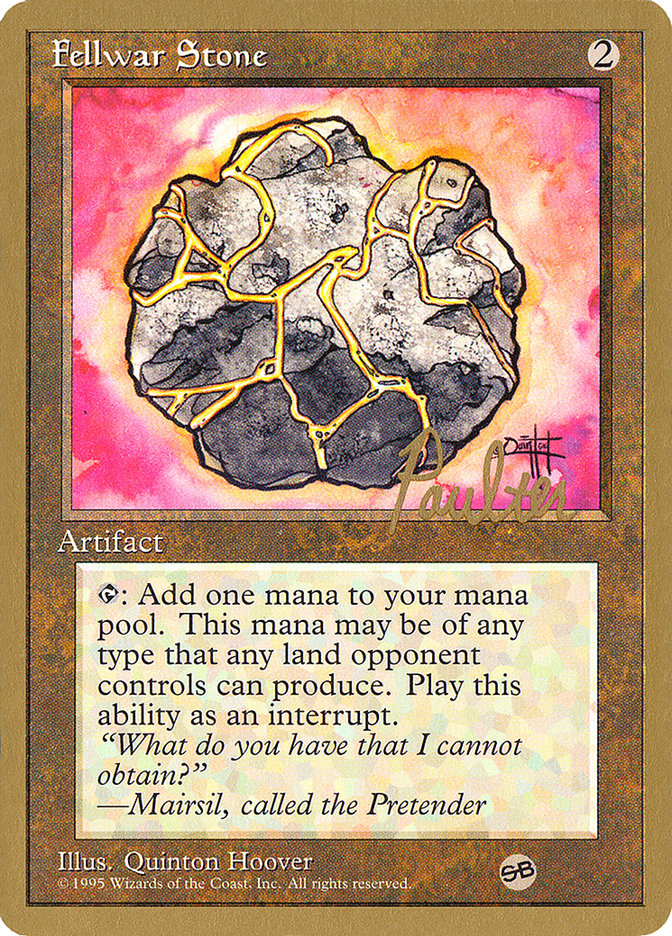 Fellwar Stone (Preston Poulter) (SB) [Pro Tour Collector Set] | Local Legends