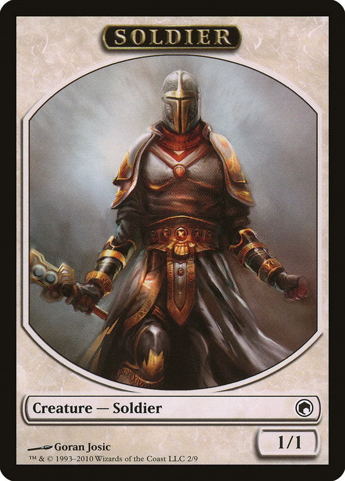 Soldier Token [Scars of Mirrodin Tokens] | Golgari Games