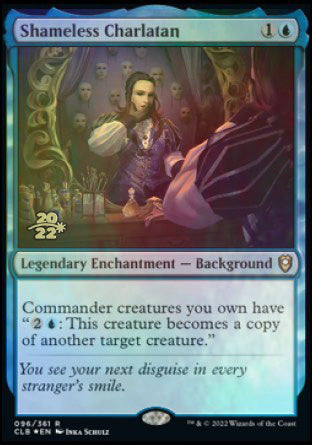 Shameless Charlatan [Commander Legends: Battle for Baldur's Gate Prerelease Promos] | Golgari Games