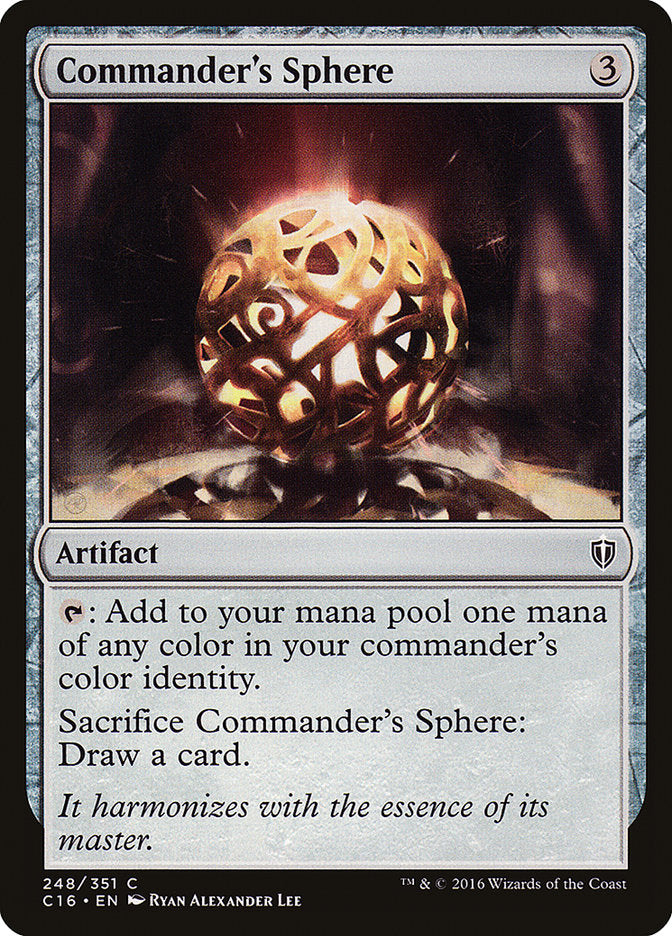 Commander's Sphere [Commander 2016] | Golgari Games