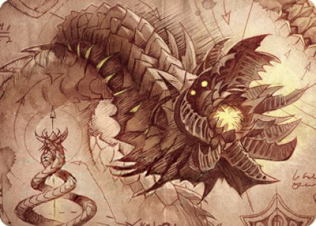 Wurmcoil Engine Art Card [The Brothers' War Art Series] | Golgari Games