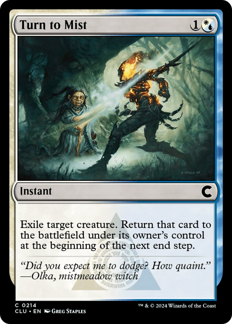 Turn to Mist [Ravnica: Clue Edition] | Local Legends