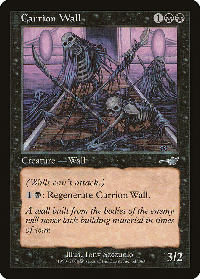 Carrion Wall [Nemesis] | Golgari Games