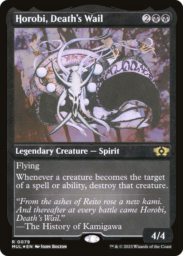 Horobi, Death's Wail (Foil Etched) [Multiverse Legends] | Golgari Games