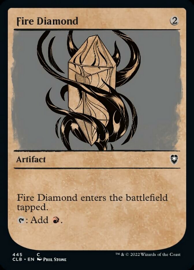 Fire Diamond (Showcase) [Commander Legends: Battle for Baldur's Gate] | Golgari Games