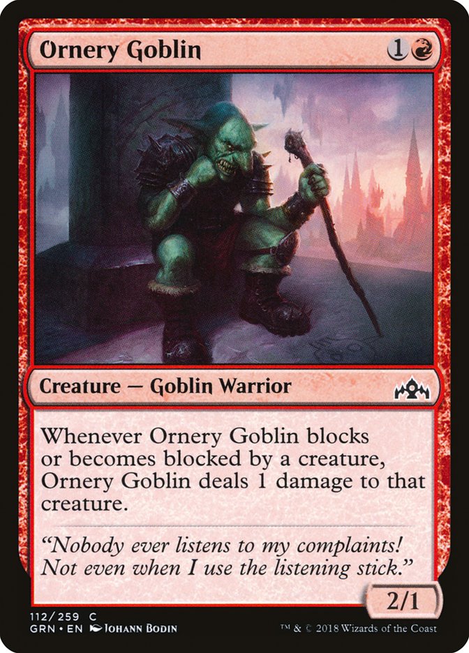Ornery Goblin [Guilds of Ravnica] | Local Legends