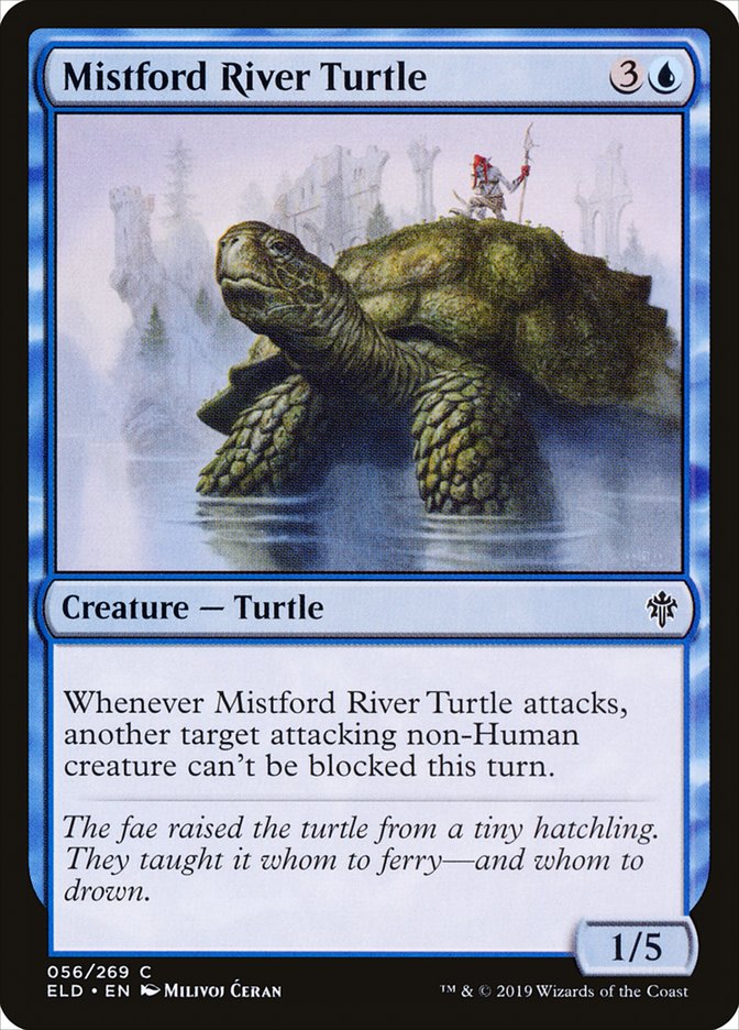 Mistford River Turtle [Throne of Eldraine] | Golgari Games