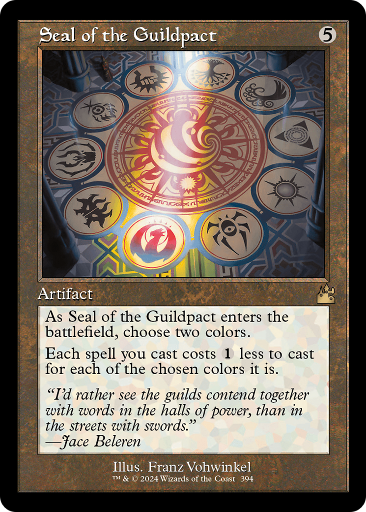 Seal of the Guildpact (Retro Frame) [Ravnica Remastered] | Local Legends
