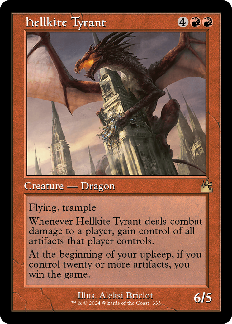 Hellkite Tyrant (Retro Frame) [Ravnica Remastered] | Golgari Games