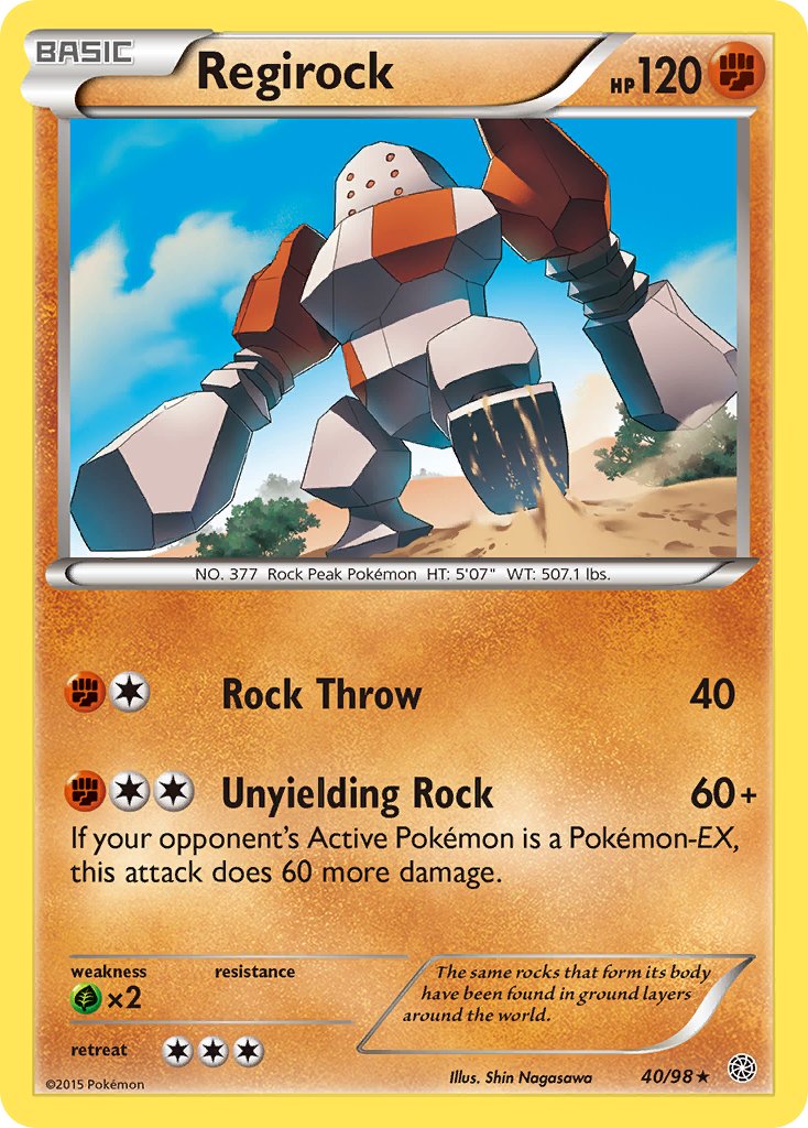 Regirock (40/98) (Theme Deck Exclusive) [XY: Ancient Origins] | Golgari Games