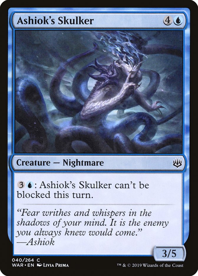 Ashiok's Skulker [War of the Spark] | Golgari Games