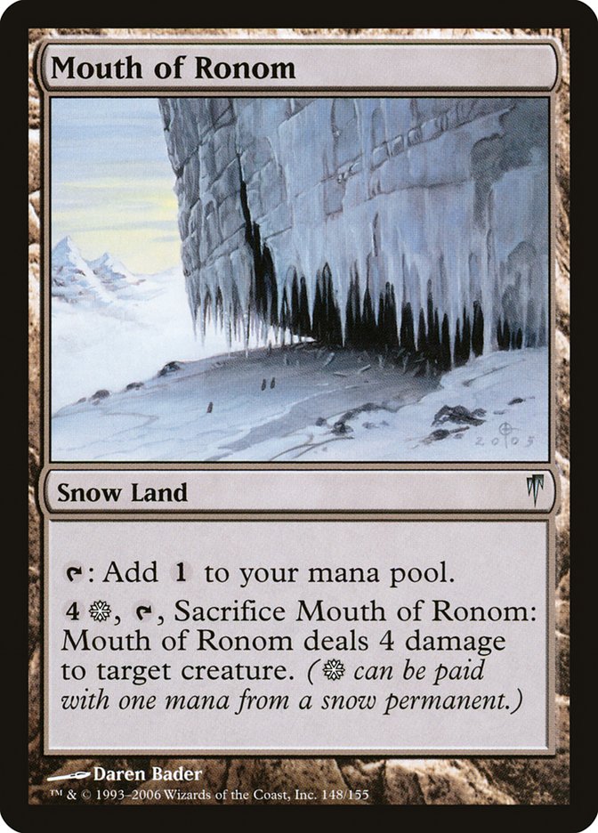 Mouth of Ronom [Coldsnap] | Golgari Games