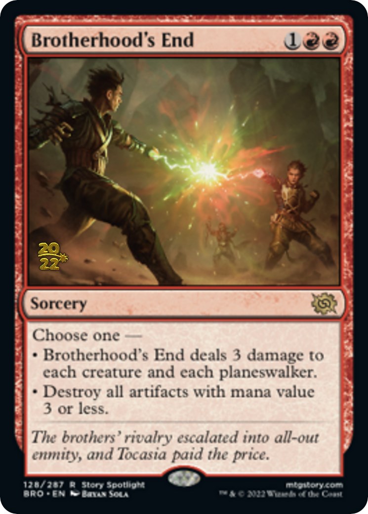 Brotherhood's End [The Brothers' War: Prerelease Promos] | Golgari Games