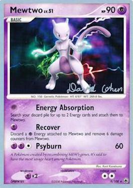 Mewtwo LV.51 (9/100) (Stallgon - David Cohen) [World Championships 2009] | Golgari Games