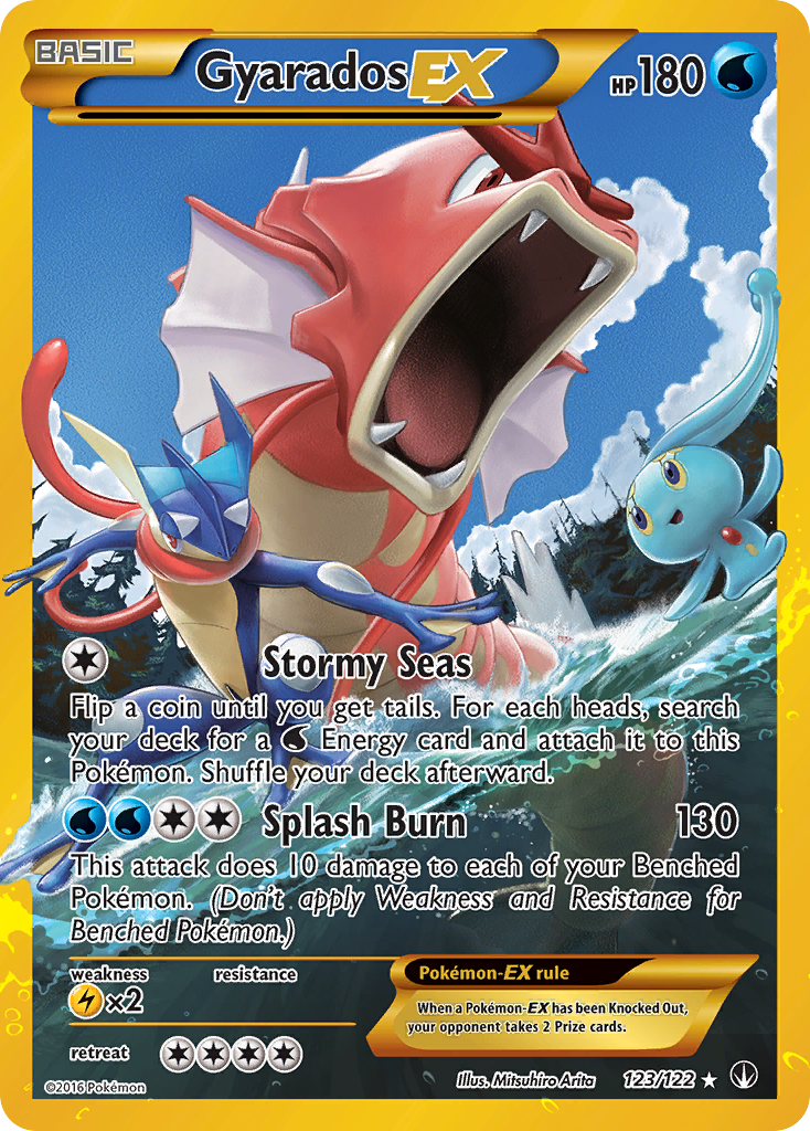 Gyarados EX (123/122) [XY: BREAKpoint] | Golgari Games