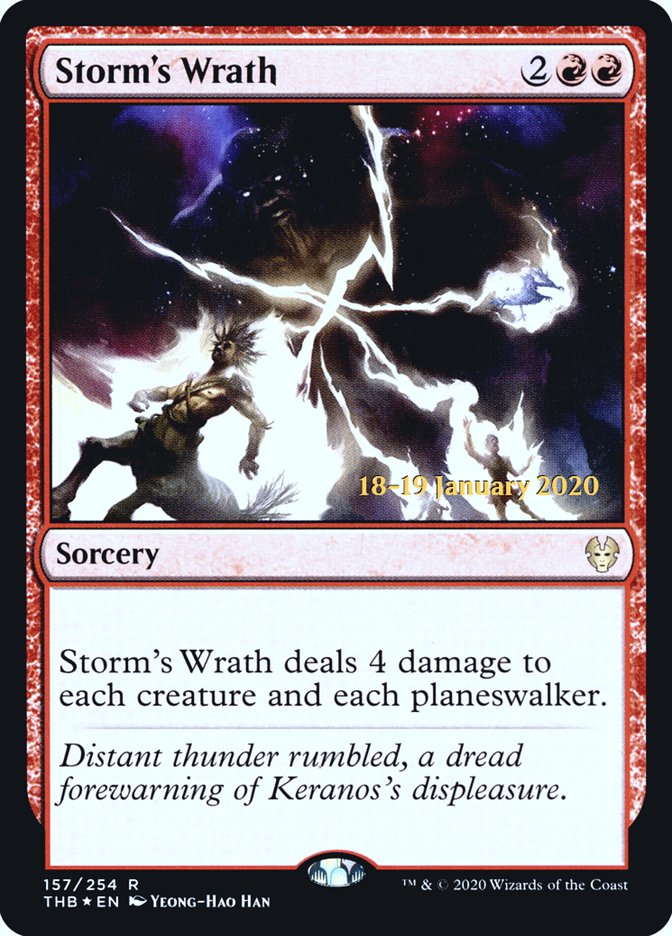 Storm's Wrath [Theros Beyond Death Prerelease Promos] | Local Legends