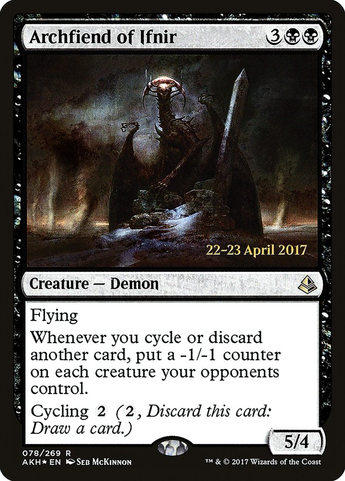 Archfiend of Ifnir [Amonkhet Prerelease Promos] | Golgari Games