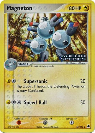 Magneton (48/113) (Stamped) [EX: Delta Species] | Golgari Games