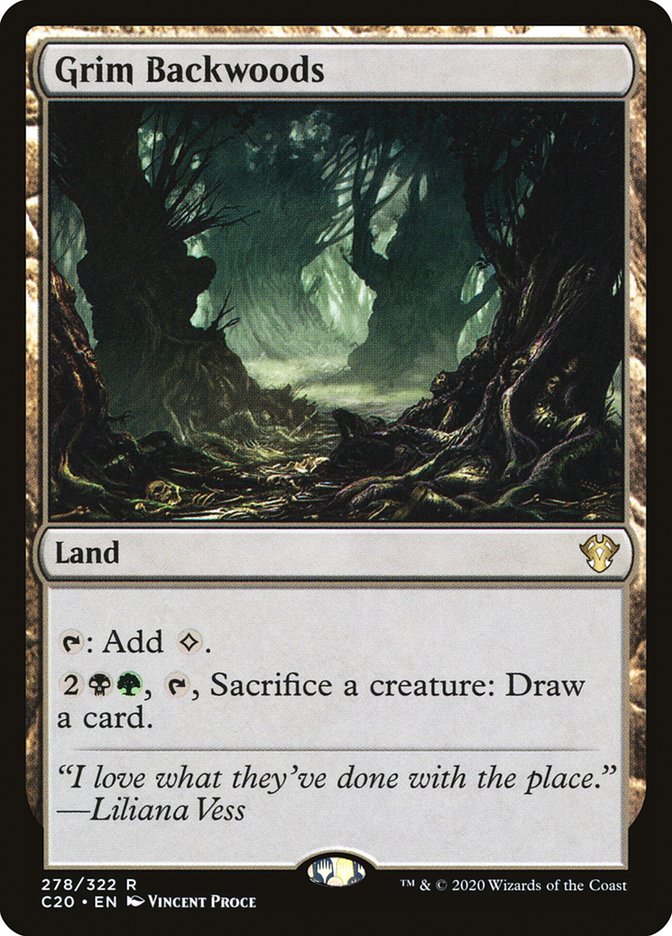 Grim Backwoods [Commander 2020] | Local Legends
