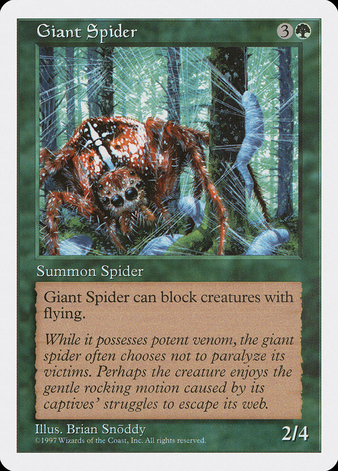 Giant Spider [Fifth Edition] | Golgari Games