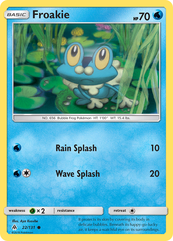 Froakie (22/131) [Sun & Moon: Forbidden Light] | Golgari Games