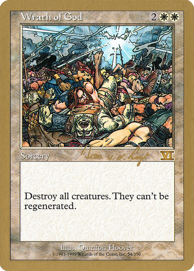 Wrath of God (Tom van de Logt) [World Championship Decks 2000] | Golgari Games