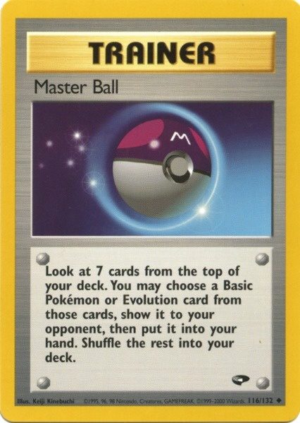 Master Ball (116/132) [Gym Challenge Unlimited] | Golgari Games