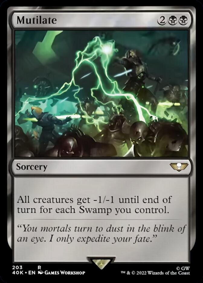Mutilate (Surge Foil) [Universes Beyond: Warhammer 40,000] | Local Legends