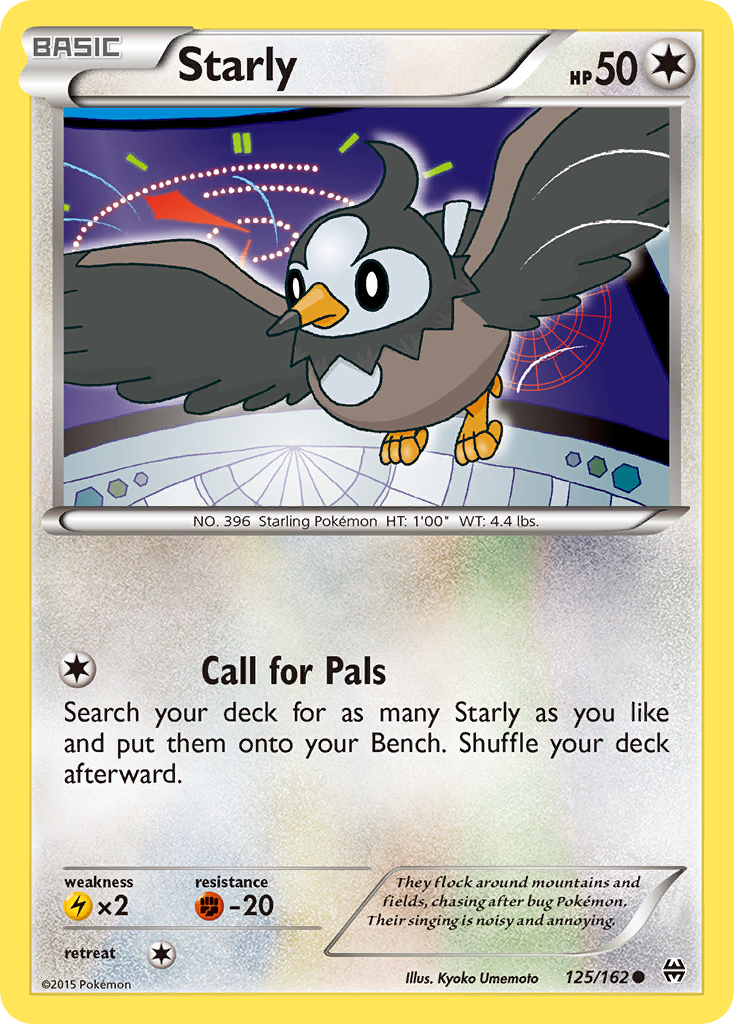 Starly (125/162) [XY: BREAKthrough] | Golgari Games