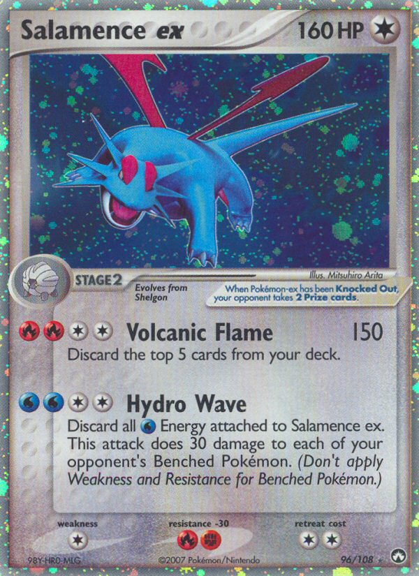 Salamence ex (96/108) [EX: Power Keepers] | Golgari Games