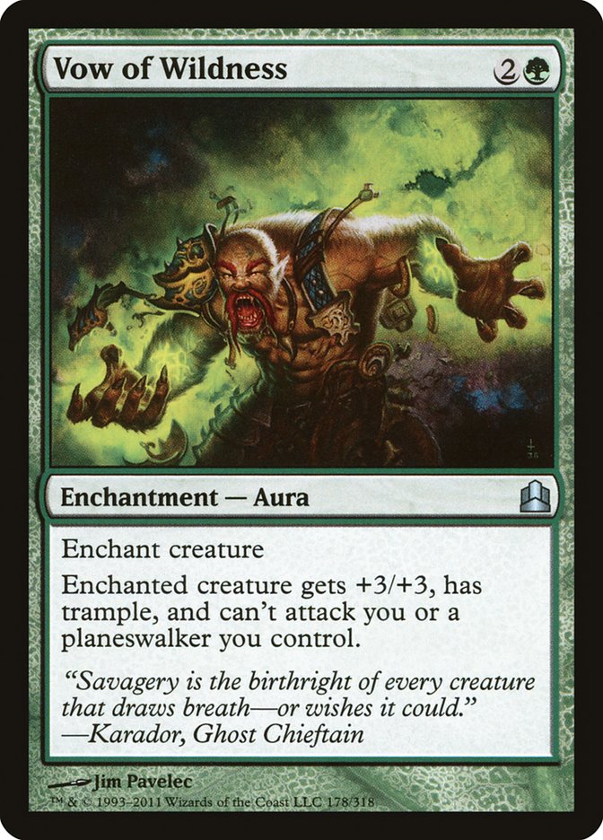 Vow of Wildness [Commander 2011] | Local Legends