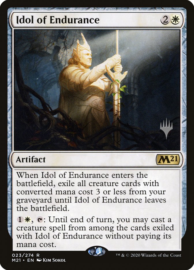 Idol of Endurance (Promo Pack) [Core Set 2021 Promos] | Golgari Games