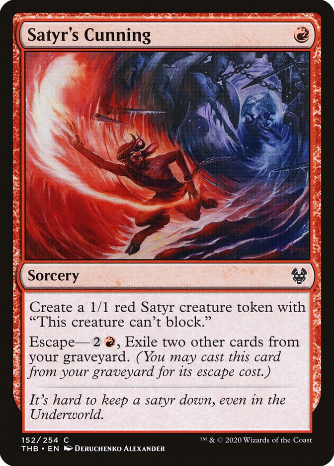 Satyr's Cunning [Theros Beyond Death] | Local Legends