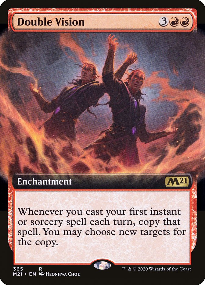 Double Vision (Extended Art) [Core Set 2021] | Local Legends