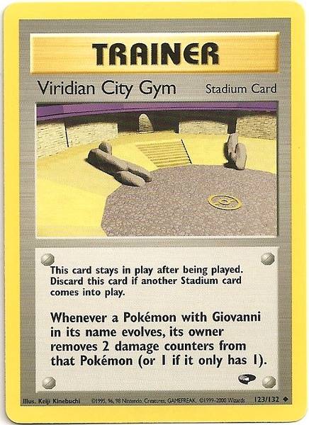 Viridian City Gym (123/132) [Gym Challenge Unlimited] | Golgari Games