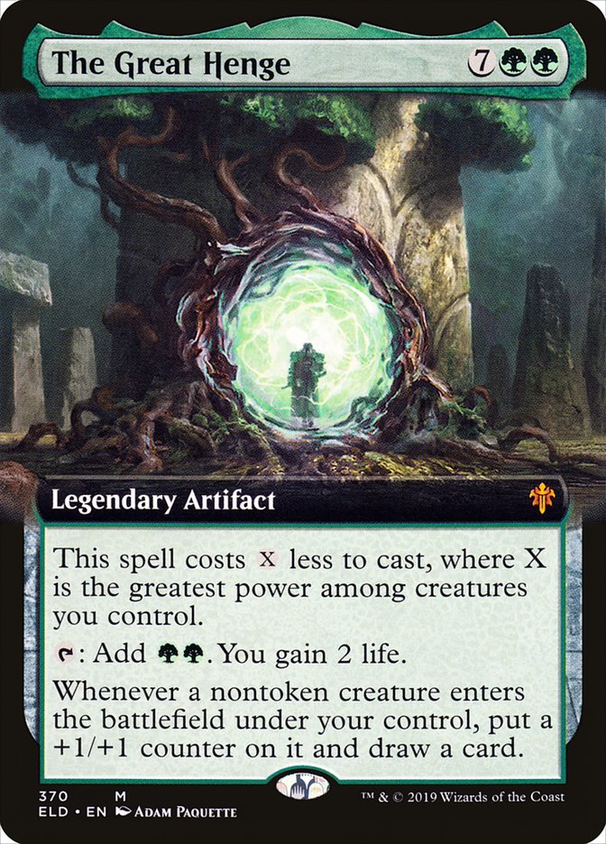 The Great Henge (Extended Art) [Throne of Eldraine] | Golgari Games