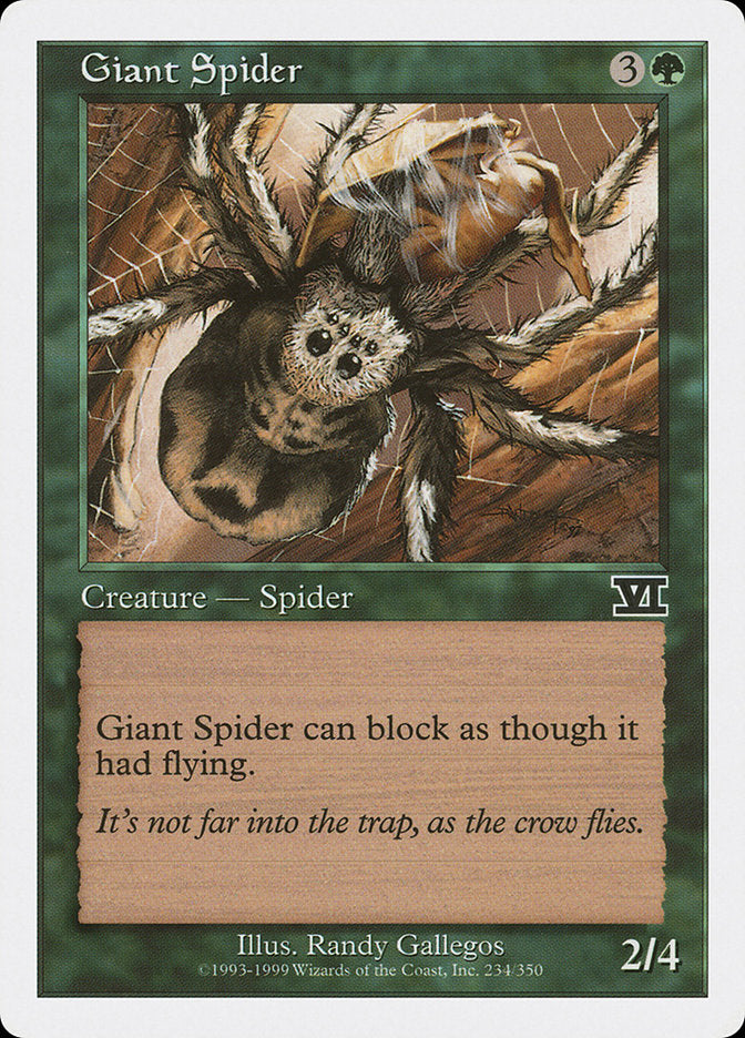 Giant Spider [Classic Sixth Edition] | Golgari Games