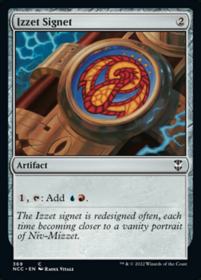 Izzet Signet [Streets of New Capenna Commander] | Local Legends