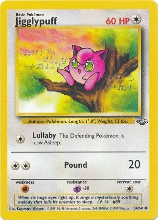 Jigglypuff (54/64) [Jungle Unlimited] | Golgari Games