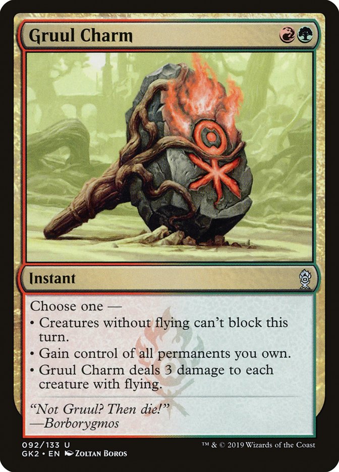 Gruul Charm [Ravnica Allegiance Guild Kit] | Local Legends