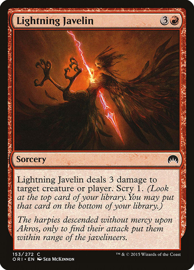 Lightning Javelin [Magic Origins] | Local Legends