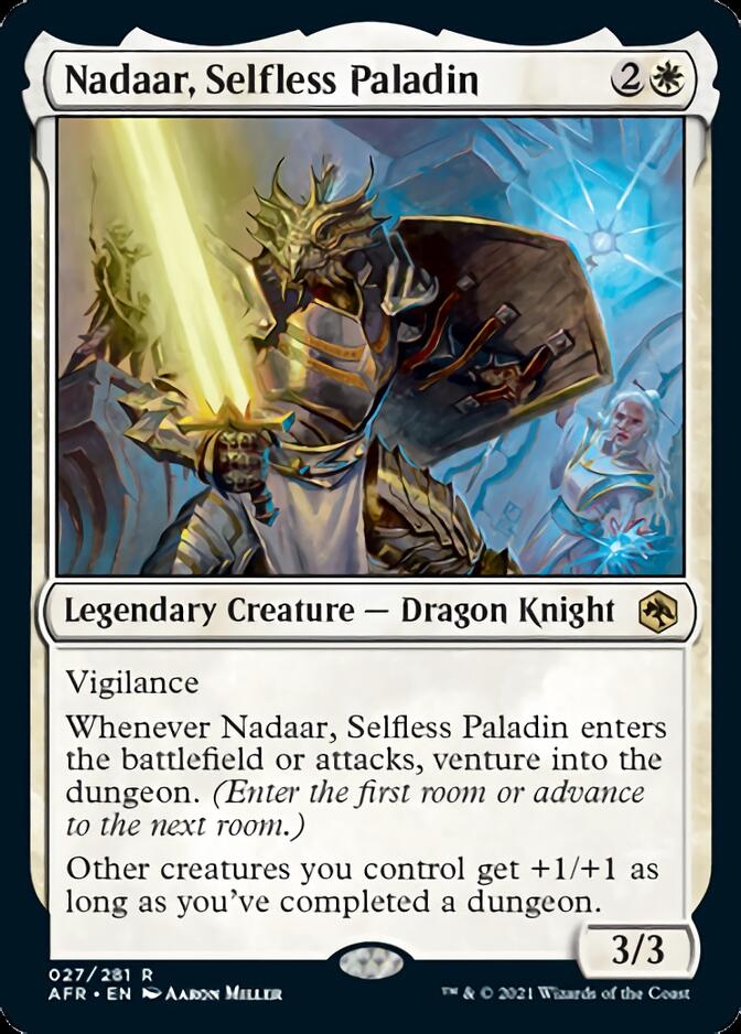 Nadaar, Selfless Paladin [Dungeons & Dragons: Adventures in the Forgotten Realms] | Golgari Games