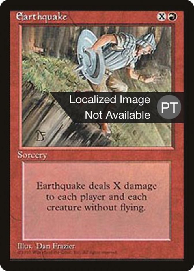 Earthquake [Fourth Edition (Foreign Black Border)] | Local Legends