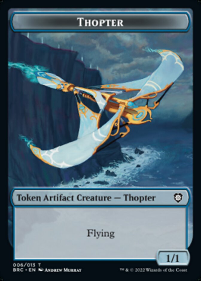 Copy // Thopter (006) Double-Sided Token [The Brothers' War Commander Tokens] | Golgari Games